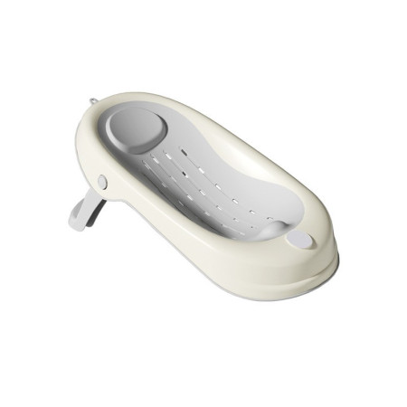 Cada de Baie Pliabila, Cyrax, cu Suport, Indicator de Temperatura, 0-8 Ani, din PP+TPR, 45 l Capacitate, 80 x 50 x 23 cm, Gri