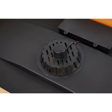 Masa Air Hockey Graffiti fara Picioare, Cyrax, Lemn, 2 Pucuri, Tabela Scor, 2 Impingatoare, 76x38x9 cm, Maro