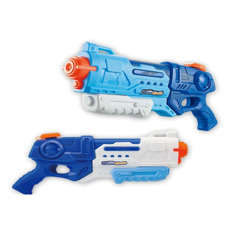 Pistol cu Apa pentru Copii, Rezervor, Pentru Piscina/Plaja, Cyrax, 6ani+,  Albastru, 990ML