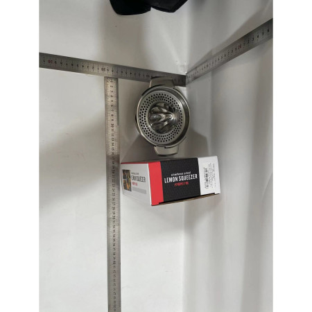 Storcator de Citrice Manual, Cyrax, Rezistent, Usor de Folosit si Depozitat, Durabil, Calitativ, 16 x 7 x 13 cm, Inox, Argintiu