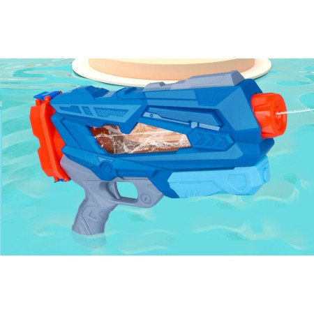 Pistol cu Apa pentru Copii, Rezervor, Pentru Piscina/Plaja, Cyrax, 6ani+,  Quick Fill, Albastru, 600ML
