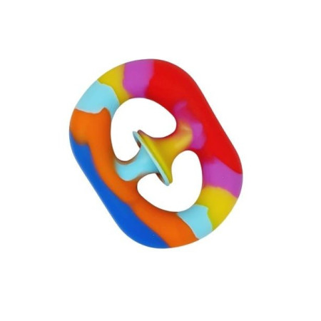 Cyrax Jucarie Senzoriala Antistres cu Ventuza de Decompresie, Antrenare Antebrat, 3 ani, Model 1, Multicolor