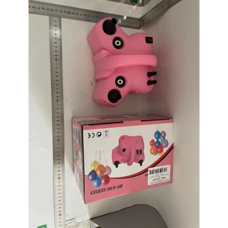 Pompa Electrica de Umflat Baloane, Cyrax, cu Doua Iesiri, 220V, Putere 600W, Accesorii petrecere, Roz