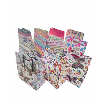 Set 12 Pungi de Cadou, Cyrax, Diverse Modele, 18x23x10 cm