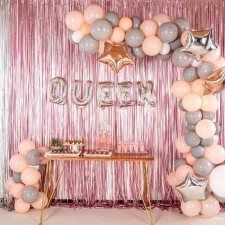 Balon Folie Metalizata Litera U, Cyrax, 40 cm, Umflati cu Heliu sau Aer, Ambalaj Individual, Pai inclus, Argintiu