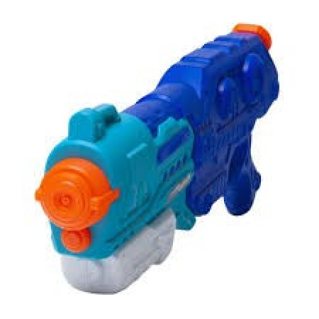Pistol cu Apa pentru Copii, Rezervor de 1500 ml, Maner de transport, Pentru Piscina/Plaja, Cyrax, 3 ani+, Bleumarin, Lungime 44 cm