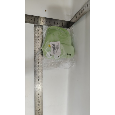 Manusa din Silicon pentru Cuptor, Cyrax, Anti-Alunecare, pentru Capace, Oale, Tigai, de Uz Casnic, Rezistent la Temperaturi Inalte, Model Animat, 10x12 cm, Verde