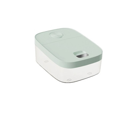 Cutie de Depozitare Cyrax, de Uz Casnic, Rezistentă la Insecte și la Umiditate, Rezervor Sigilat pentru Depozitare Alimentară, Capacitate 6 kg, 37 x 26 x 14.5cm, Verde