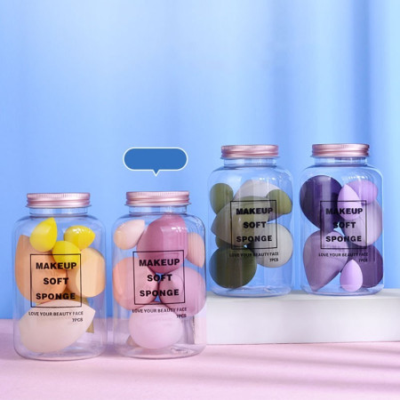 Set Buretei Machiaj, Cyrax, Premium, 7 bucati, mov