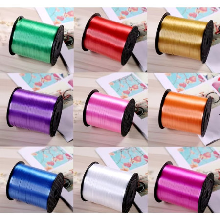 Panglica pentru Baloane, Cyrax, Rola de 200 de Metri, din Rafie, Alba