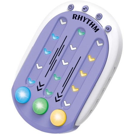 Jucarie Interactiva, Cyrax, Tip Jocuri Ritmice, +3 Ani, din ABS, 8 Niveluri de Joc, 9.5 x 2.5 x 13.6 cm, Mov