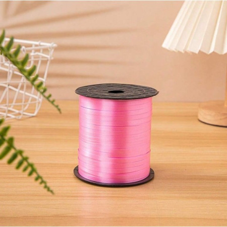 Panglica pentru Baloane, Cyrax, Rola de 200 de Metri, din Rafie, Roz