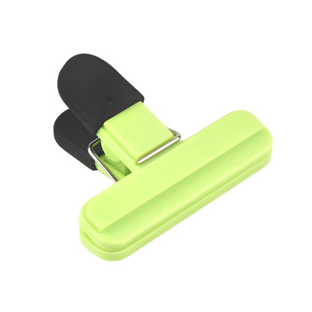Cleste Multifunctional pentru Sigilarea Pungilor, Cyrax, din Plastic, Mentine Alimentele Proaspete, 7x6.5 cm, Verde