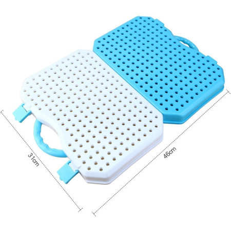 Set Constructie Bormasina Magica cu Servieta, Cyrax, 310 Piese, Albastru, Piese Multicolore, Plastic, 31x46 cm