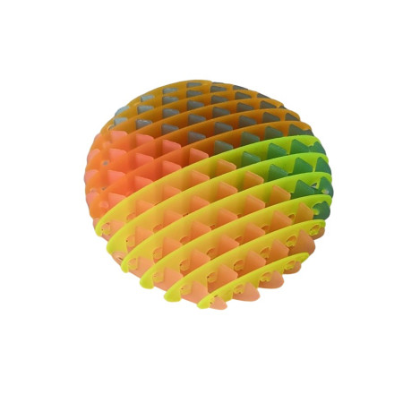 Jucarie Worm Fidget de Decompresie, Cyrax, Anti Stres, Dimensiune Compacta 10 cm, Dimensiune Extinsa 24.5 cm, Multicolor