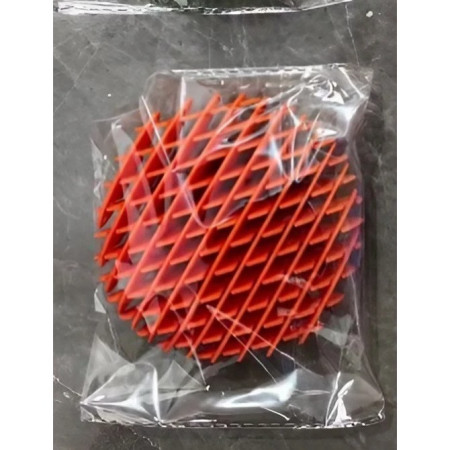 Jucarie Worm Fidget de Decompresie, Cyrax, Anti Stres, Dimensiune Compacta 10 cm, Dimensiune Extinsa 24.5 cm, Portocaliu