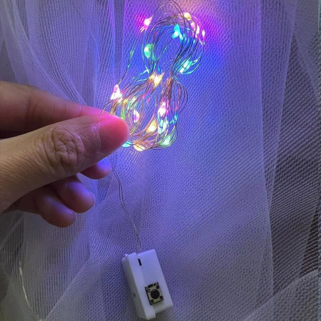 Voal Luminos cu Coronita, Cyrax, Lumina Multicolora, pentru Serbari Copii, Petrecerea Burlacitelor, Marime universala, Lumina LED, Alb