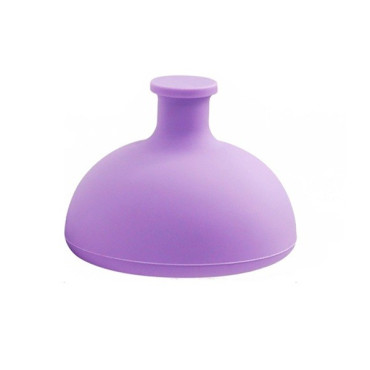 Dispozitiv Terapeutic Sputa, Cyrax, Cupa pentru Terapie Toracica, Dispozitiv de Eructare, pentru Sugari si Copii, 7.5 x 6 cm, din Silicon, Mov