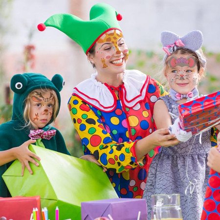 Sticker Temporar pentru Fata, Cyrax, pentru Machiaj, Face Art, Halloween, Teatru, Model Girafa, Galben