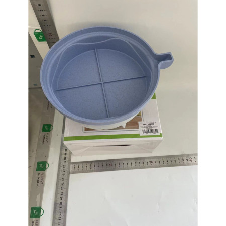 Bol Feliator pentru Salata, Cyrax, Castron Multifunctional pentru Legume si Fructe, pentru Spalat si Taiat Legumele, cu Scurgere si Tocator, Ergonomic, Protectie pentru Maini, 21x18.5x11.5 cm, Mov