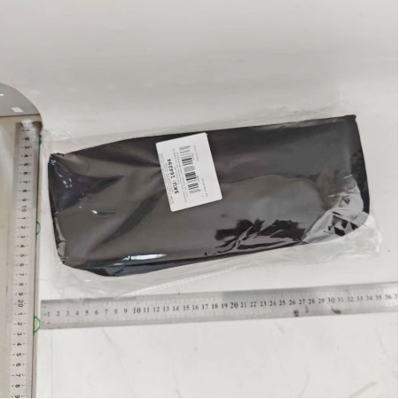 Scaun Taburet Pliabil pentru Camping,  pentru Adulti, Scaun Portabil, Pescuit, din Panza Oxford si Cadru Metalic, Mare 31 x 29 x 25 cm, Negru