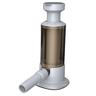 Aparat de Umplut Carnati, Cyrax, Manual Rezistent, Usor de Folosit si Depozitat, Durabil, Calitativ, 4 Tuburi/Marimi Incluse, 26.3 x 11 x 11 cm, Transparent Maro