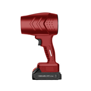 Suflanta de Aer Multifunctionala Portabila, Cyrax, Incarcare Auto, pentru Gratar, Masina, Indepartare Frunze si Praf, 1500 mAh, Viteta de Rotatie 25000 RPM, 2 Baterii de Li si Incarcator, Visiniu