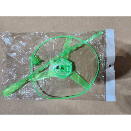 Jucarie Disc Zburator, Cyrax, cu Lumini, Manual, din ABS, +14 Ani, Verde