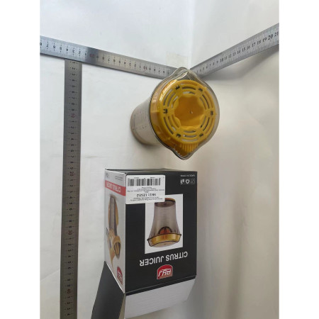 Storcator manual citricie Cyrax, cu recipient de 600 ml, 15x8.5x13.5 cm, material ABS, Transparent