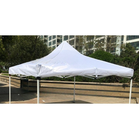 Prelata,copertina pentru acoperis cort tip pavilion  3 x 6 m , impermeabila, invelis din material textil oxfort 700D, cauciucat Alb