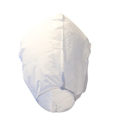 Lampion zburator, Cyrax, hartie biodegradabila, Alb