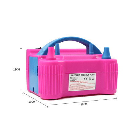 Cyrax Pompa Electrica Pentru Umflat Baloane, 600 W, Roz cu albastru,