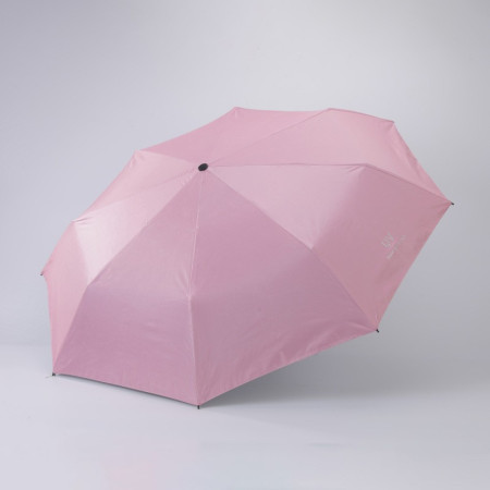 Umbrela,  Protectie UV Soare, Protectie Ploaie, Pliabila, din Vinil si Otel, 96 x 67 cm, Roz