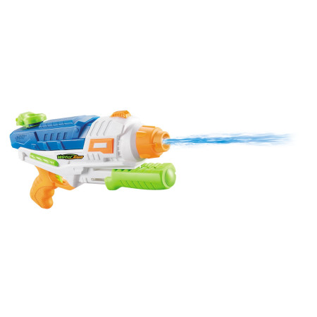 Pistol cu Apa pentru Copii, Rezervor, Pentru Piscina/Plaja, Cyrax, 6ani+, Albastru/Multicolor, 1000ML, model 2