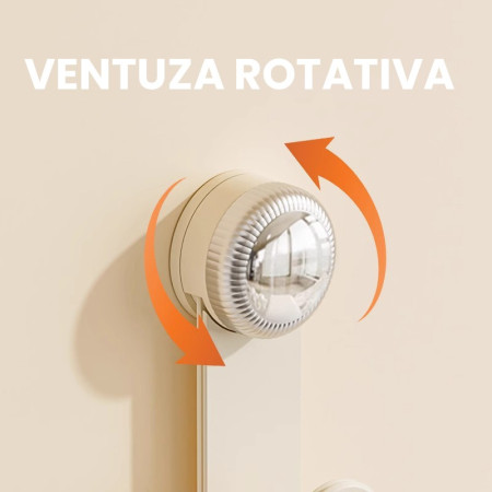 Suport pentru Capace Vase, Cyrax, Suport de Depozitare pentru Capacul Oalei in Bucatarie, cu Ventuza, Usor de Montat pe Perete, 19 x 6 x 5 cm, Alb Crem