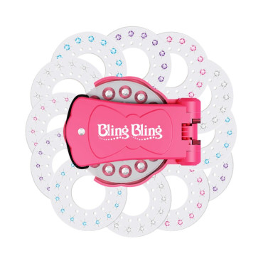 Aparat aplicare strasuri Cyrax, Plastic, 11.5x9.5x8 cm, Multicolor