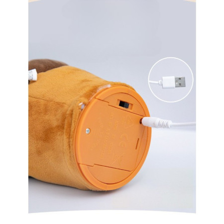 Jucarie Cactus Dansator Cyrax, Canta, Danseaza, Imita, Distractiv, Verde, 37cm