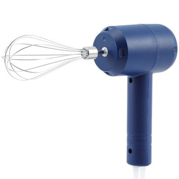 Mixer Electric fara Fir, Cyrax, pentru Uz Casnic, pentru Oua Smantana Frisca, Maner Plastic, Usor de Utilizat si Depozitat, 3 Accesorii, Albastru Inchis