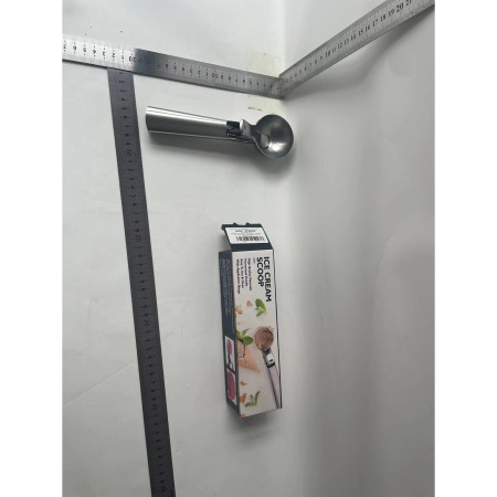 Lingura dozatoare inghetata Cyrax,  Cool Serving, inox, gri