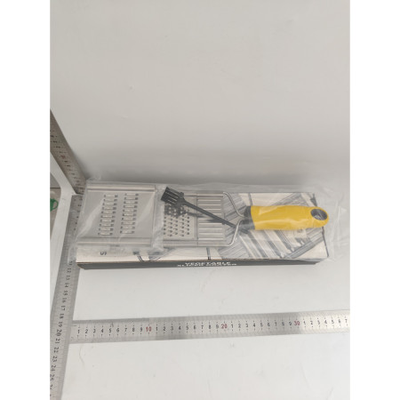 Razatoare multifunctionala Cyrax, Inox, 4 tipuri de lame, usor de manevrat, maner din ABS ergonomic,33 x 8.6 cm, periuta curatare inclusa, Lame interschimbabile, Argintiu