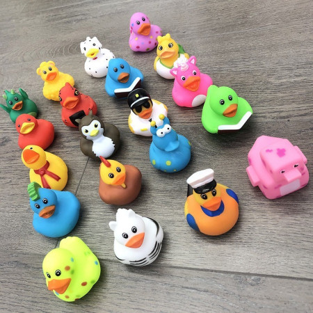 Set 50 Ratuste pentru Baie, Cyrax, 6x5.5x5.5 cm, Multicolore