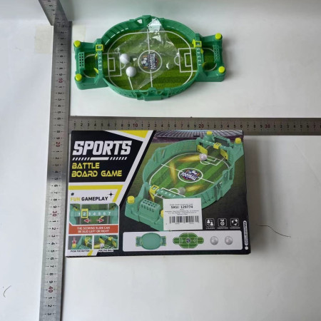 Fotbal de Masa Interactiv pentru Copii, Cyrax, cu 2 Mingi Incluse, Tabela Scor, 22.8x12x4 cm, Verde