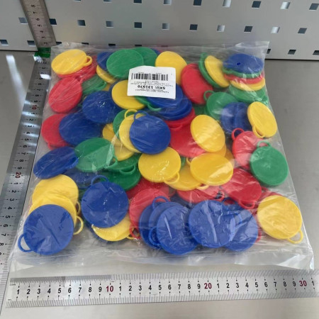 Set 4 Greutati pentru Baloanele cu Heliu, Cyrax, 32 grame, 8 grame Fiecare, Plastic, Forma Smiley Face, Multicolor