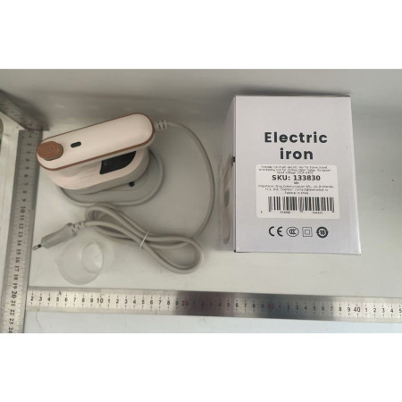 Mini Fier de Calcat,  Pliabil si Portabil, Calcare Verticala/Orizonala, cu Abur, 50 ml, 40W, 10.5 x 12 cm, Alb