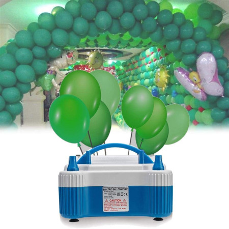 Cyrax Pompa Electrica Pentru Umflat Baloane, 700 W, Doua Capete de Umflat, din Plastic, Albastru