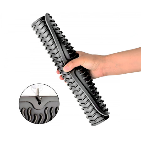 Covoras din Silicon pentru Scurgere Vase, Cyrax, Uz Casnic, Rezistent la Temperaturi Ridicate, Izolator, 43x32.5 cm, Negru