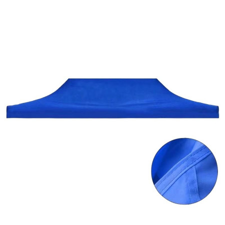 Prelata,copertina pentru acoperis cort tip pavilion  3 x 4.5 m , impermeabila, invelis din material textil oxfort 700D, cauciucat Albastru Varf Plat