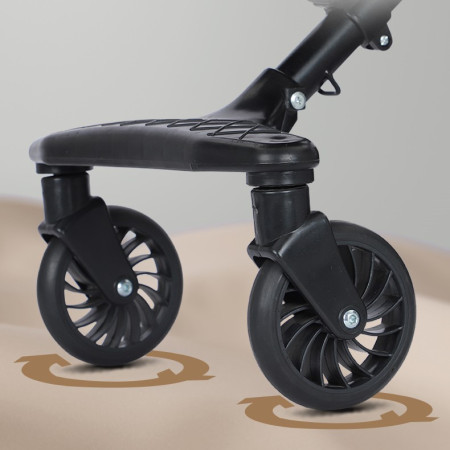 Carucior Sport Cyrax 3in1, 6-36 Luni, Reversibil, Pliabil, Tavita pentru Masa, Pozitie de Somn, Centura de Siguranta, Roti 360, Suport Pahar, Copertina pentru Soare, 32x63x95cm, Negru Model Pisicute