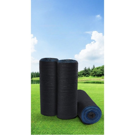 Plasa de umbrire neagra, latime 2 m, lungime 50 m,  protectie UV, Grad de umbrire 50-55%