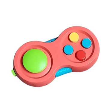 Jucarie Interactiva, Cyrax, Model Fidget Pad, Antistres, +3 Ani, Functii Multiple, 5.5 x 3.5 x 11 cm, Roz